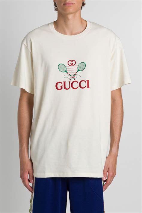 gucci tennis tshirt|t shirt gucci original.